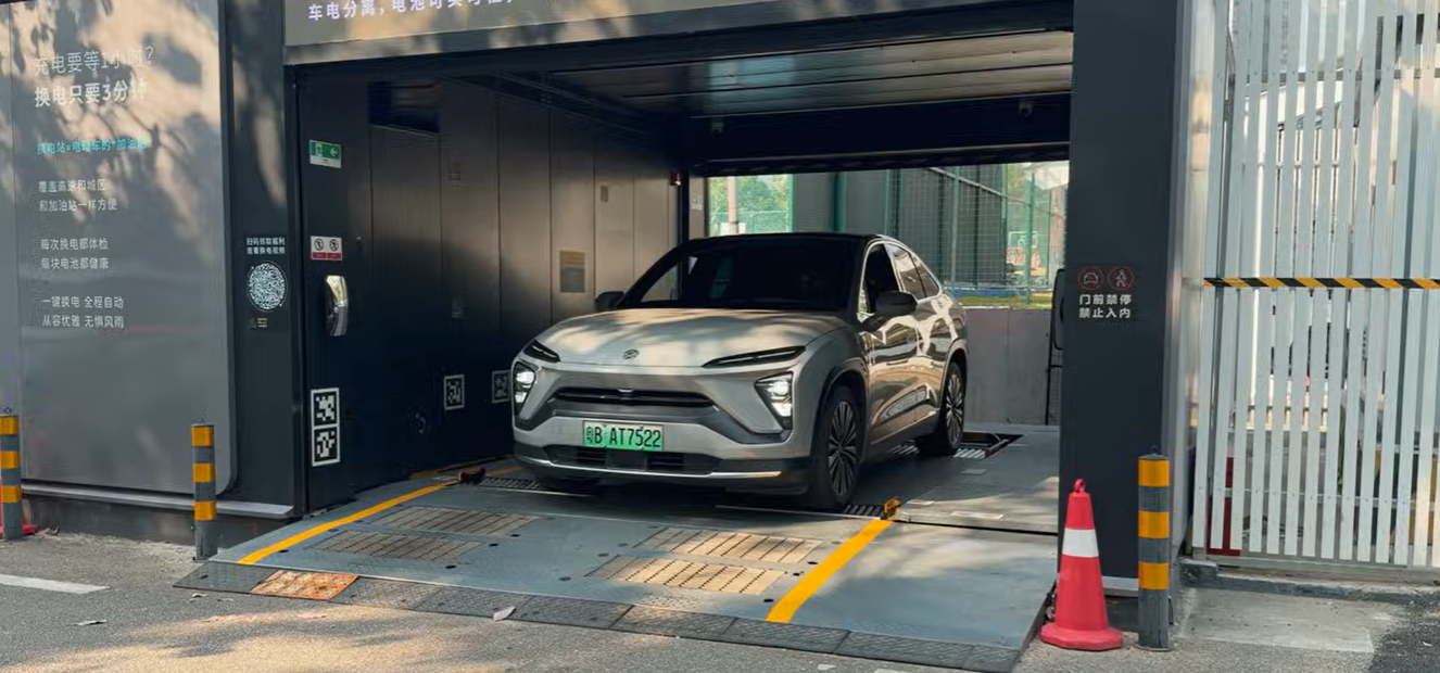 Stazione NIO di battery swap